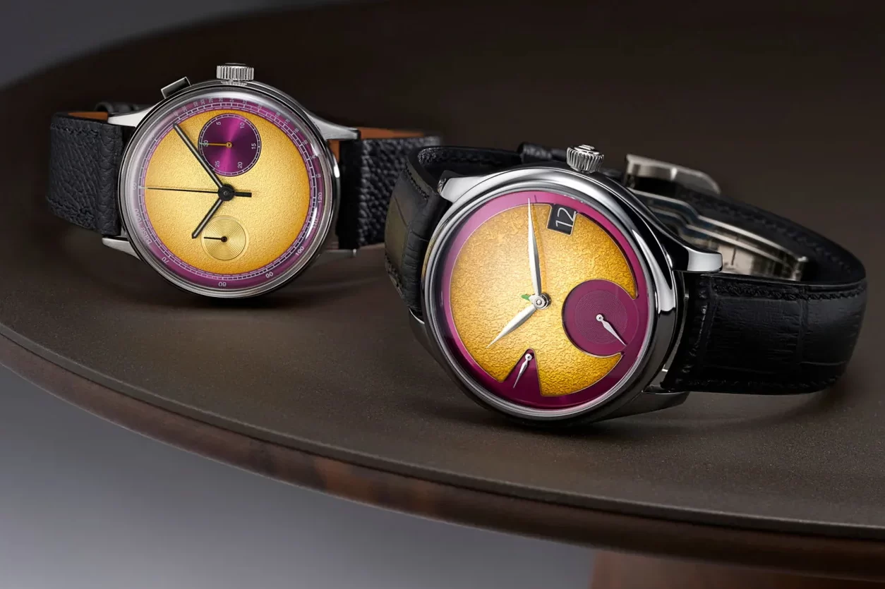The two timepieces which make up Project Passion.